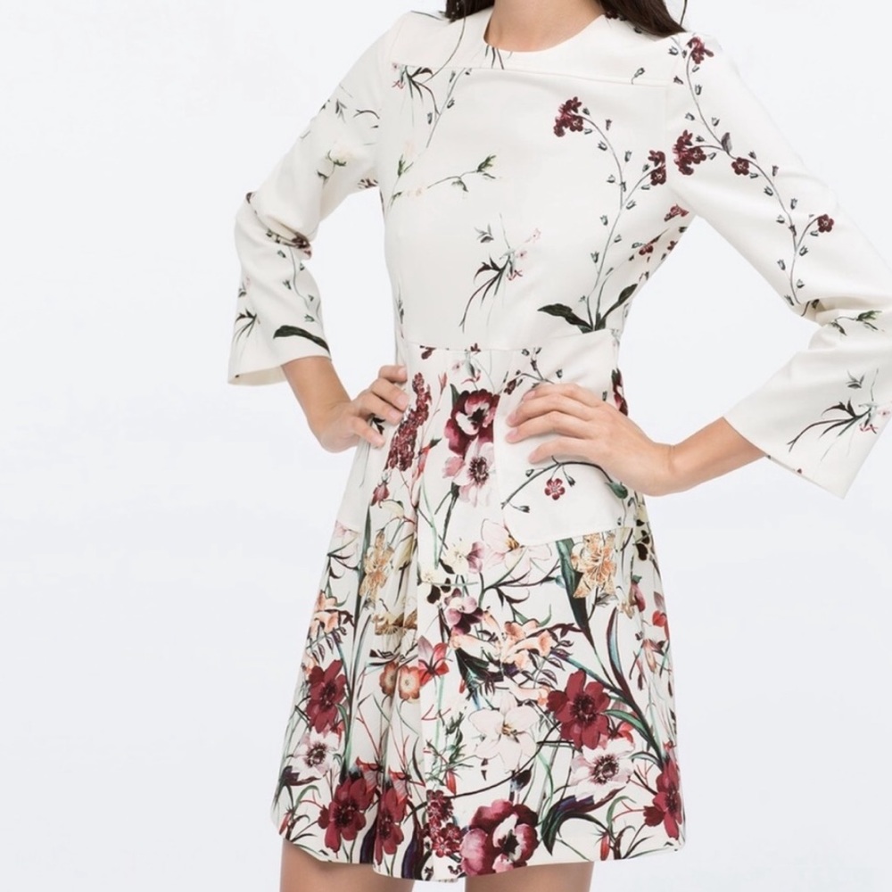 Alexis from Schitt’s Creek Floral Zara Dress